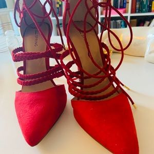 Red Strappy heels
